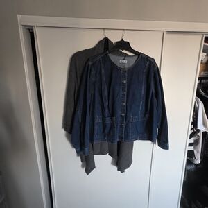 Ava & Viv Dark Blue Jean Jacket